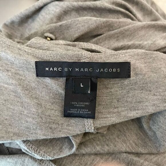 Marc by Marc Jacobs Tank Style Sleeveless Belted Scoop Neck Drape Dress - Picture 15 of 16